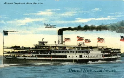 Postcard - Steamer Greyhound, White Star Line