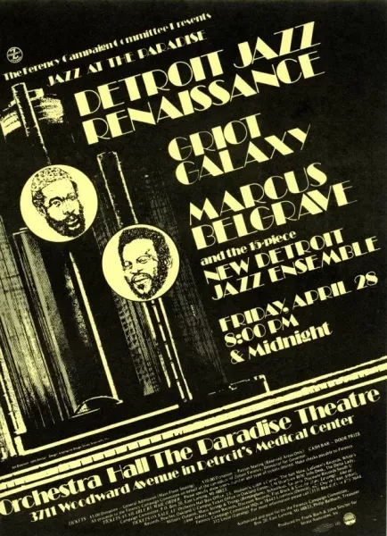 Card, Advertising - Detroit Jazz Renaissance