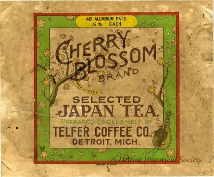 Advertisement - Cherry Blossom Brand, Selected Japan Tea