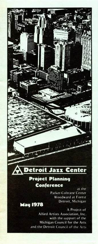 Brochure - Detroit Jazz Center
Project Planning Conference