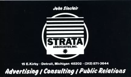 Card, Business - John Sinclair
Strata Associates, Inc.