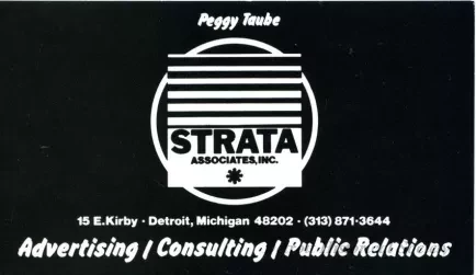 Card, Business - Peggy Taube
Strata Associates, Inc.