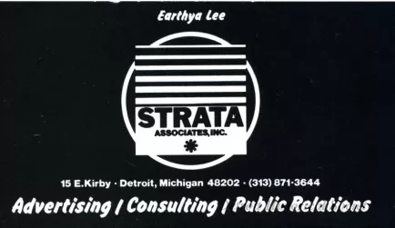 Card, Business - Earthya Lee
Strata Associates, Inc.