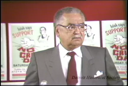 U-Matic - No Crime Day News Conference
Sept. 4, 1986 11 a.m.
Tape #1
Raw Footage