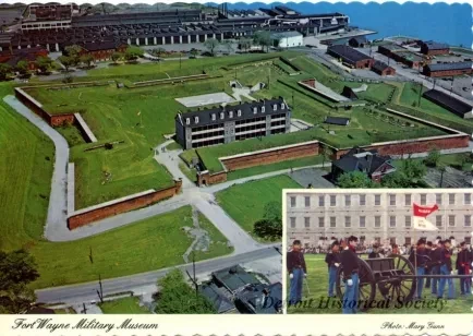Postcard - Fort Wayne Military Museum