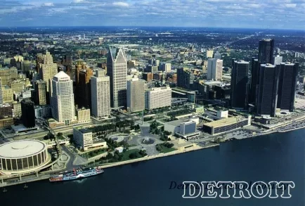 Postcard - Detroit