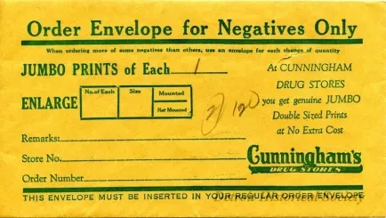 Envelope - Cunningham's Drug Stores