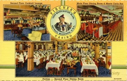 Postcard - Fischer's Casino