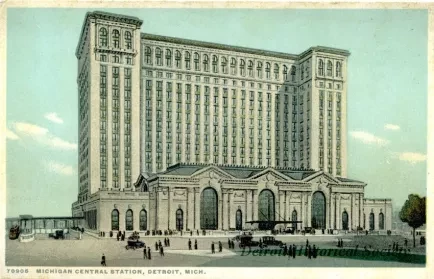 Postcard - 70905 Michigan Central Station, Detroit, Mich.