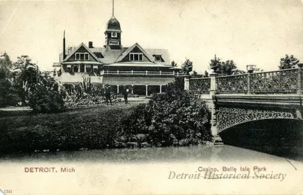 Postcard - Casino, Belle Isle Park