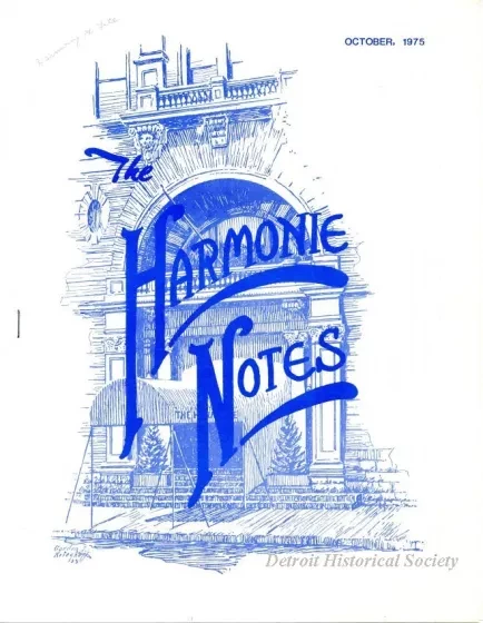 Newsletter - The Harmonie Notes