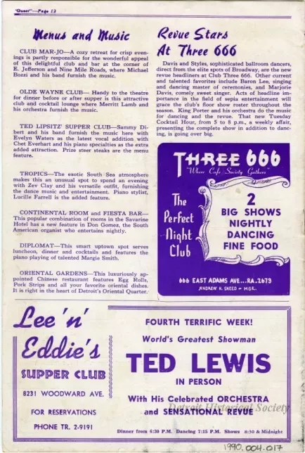 Magazine - For the Guest in Detroit, Volume 3, Number 28
