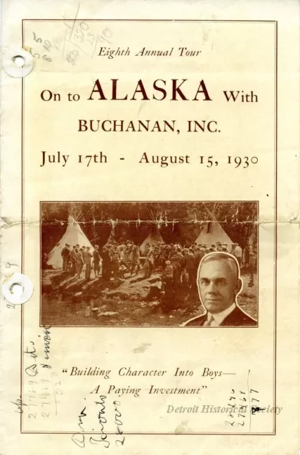 Brochure - Eighth Annual Tour
On To Alaska With Buchanan