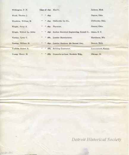 Letter - Headquarters, Michigan Military Academy