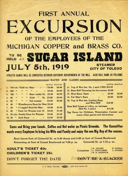 Ad, Print - The Lake Erie Sidewheel Steamers of Frank E. Kirby