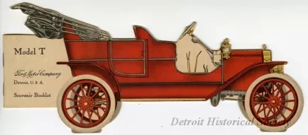 Booklet - Model T
Ford Motor Comapny
Detroit, U.S.A.
Souvenir Booklet