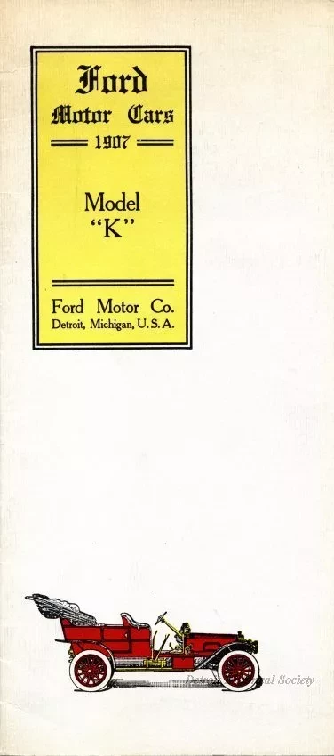 Booklet - Ford Motor Cars 1907
Model "K"