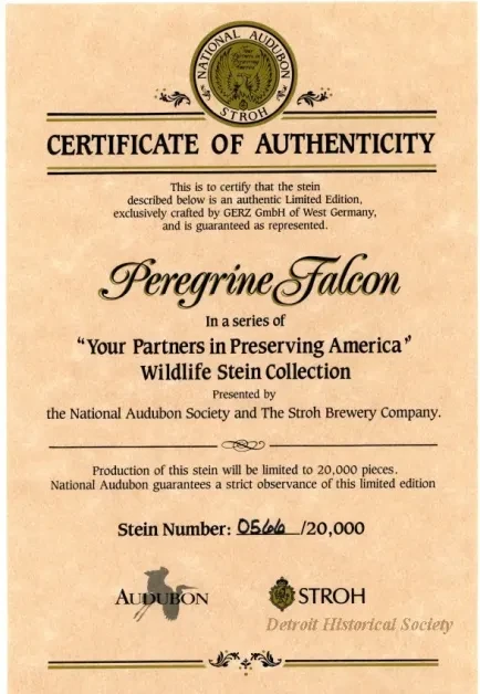 Stein - "Your Partners in Preserving America" Wildlife Stein Collection