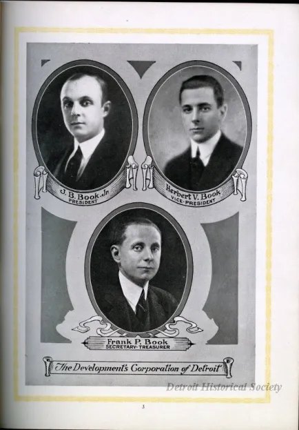 Booklet - The Book-Cadillac Hotel, Detroit, Michigan