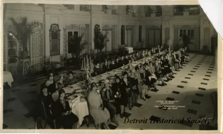 Print, Photographic - Dinner In Honor of Gilda Gray, Polish Activities League, Feb. 22, 1928