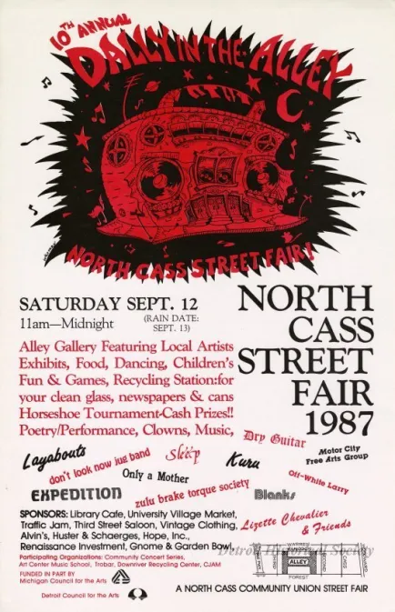 Poster - 10th Annual Dally in the Alley
North Cass Street Fair