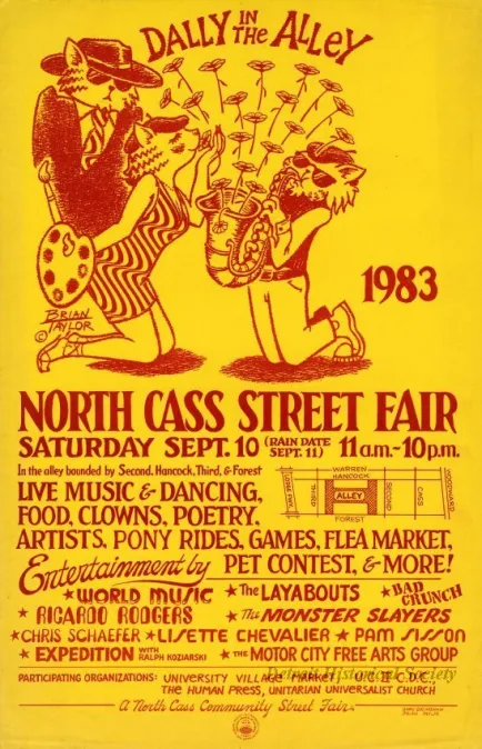 Poster - Dally in the Alley