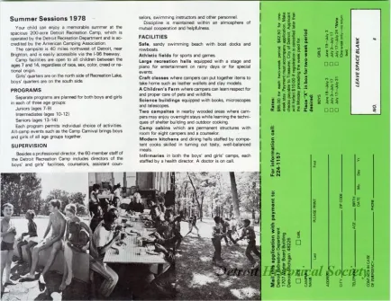 Brochure - Have a Fun Summer at
Detroit Recreation Camp - Dhs_2019_159_110_interior_sf