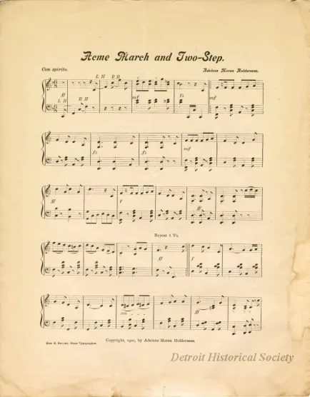 Music, Sheet - Acme March and Two Step
