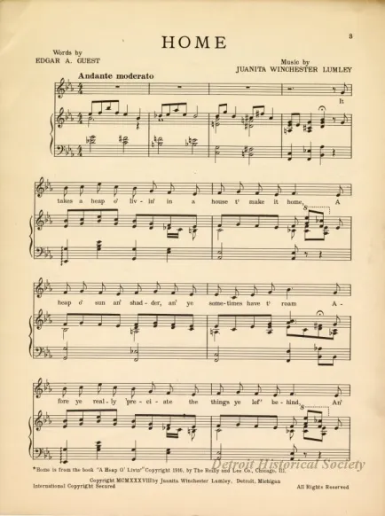 Music, Sheet - Home