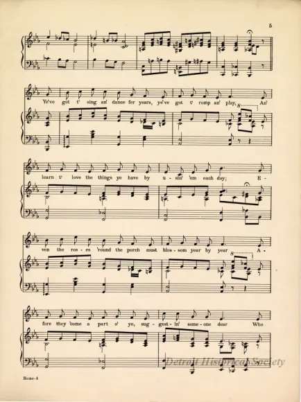 Music, Sheet - Home