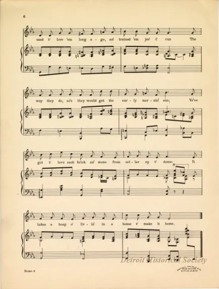 Music, Sheet - Home