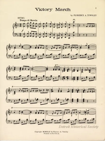 Music, Sheet - Victory March