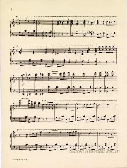 Music, Sheet - Victory March