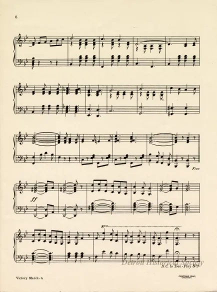 Music, Sheet - Victory March