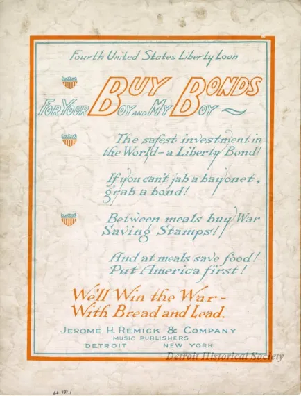 Music, Sheet - For Your Boy and My Boy