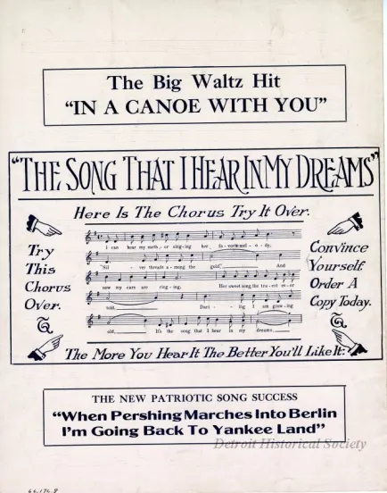 Music, Sheet - Take Care of Mother While Daddy's Over There