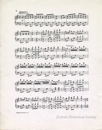 Music, Sheet - Songs of the Nation