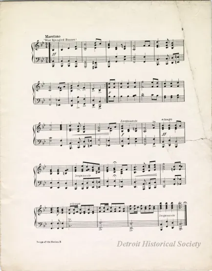 Music, Sheet - Songs of the Nation