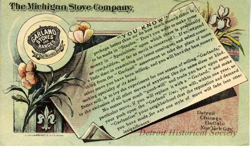 Postcard - The Michigan Stove Company