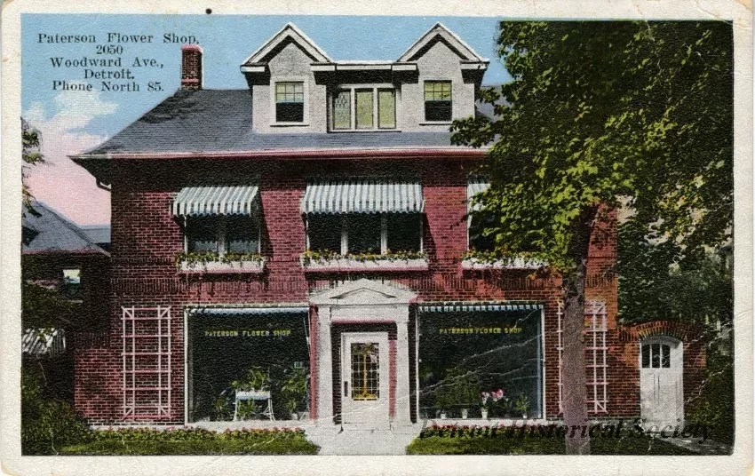 Postcard - Paterson Flower Shop