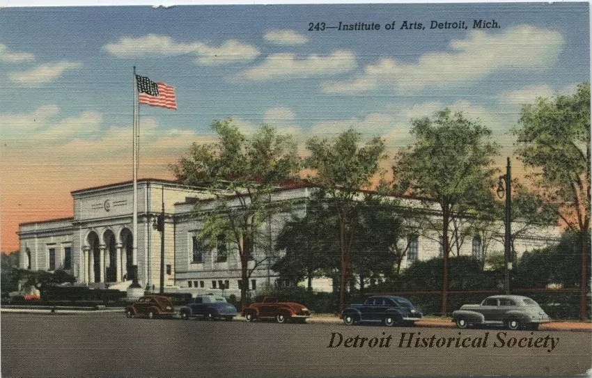 Postcard - Institute of Arts, Detroit, Mich. - Institute of Arts, Detroit, Mich.