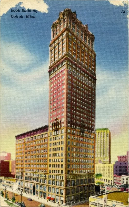 Postcard - Book Building, Detroit, Mich. - Book Building, Detroit, Mich.