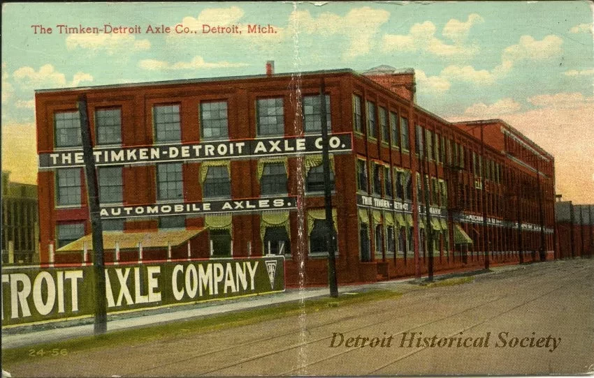Postcard - The Timken-Detroit Axle Co., Detroit, Mich.