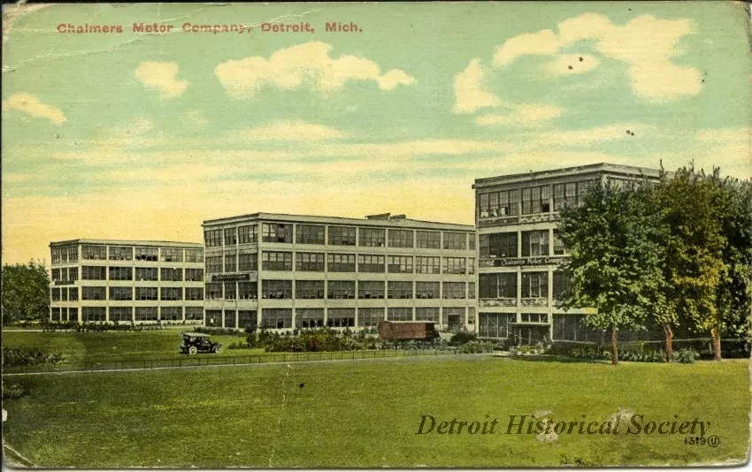 Postcard - Chalmers Motor Company, Detroit, Mich.
