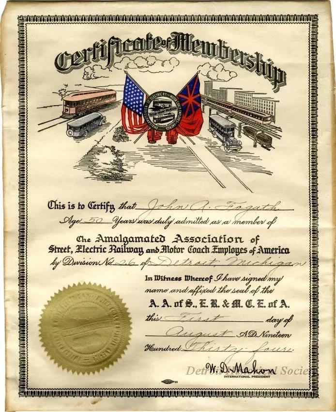 Certificate - Certificate of Membership