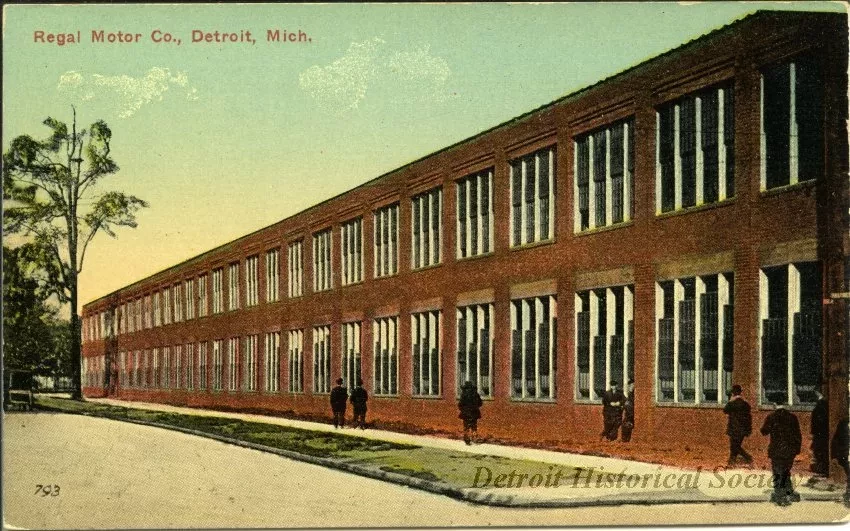 Postcard - Regal Motor Co., Detroit, Mich.