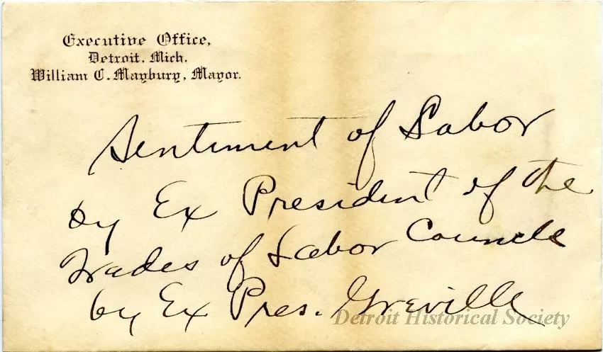 Envelope - Sentiment of Labor