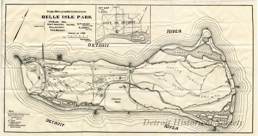 Map - Belle Isle Park