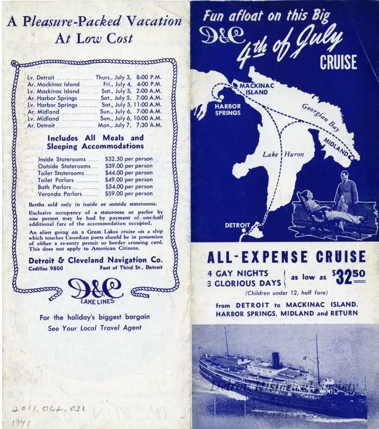 Brochure - Fun Afloat on this Big D&C 4th of July Cruise