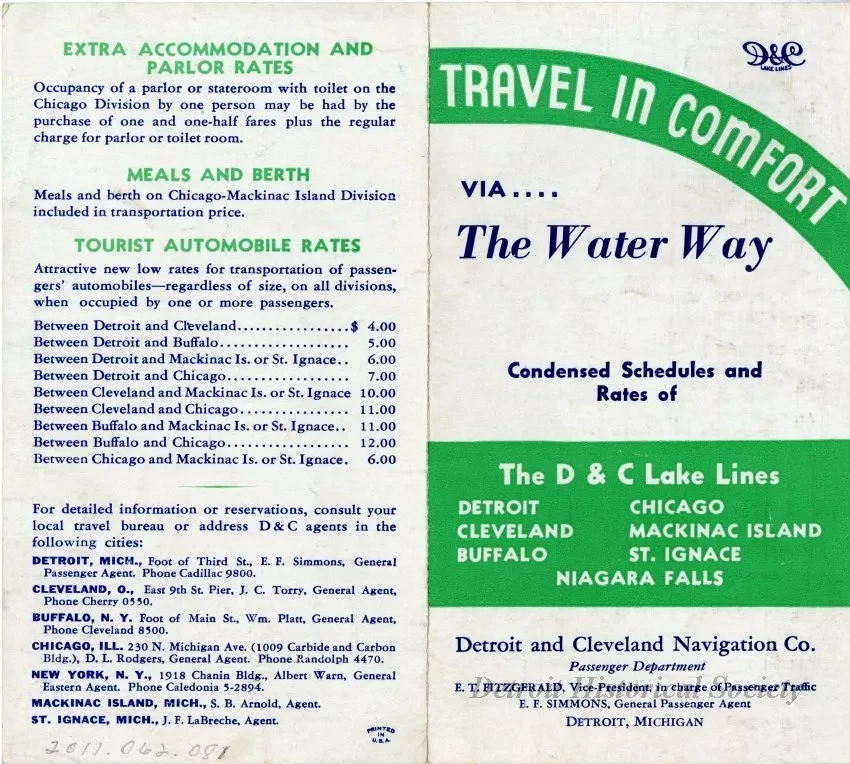 Brochure - Travel in Comfort via The Water Way